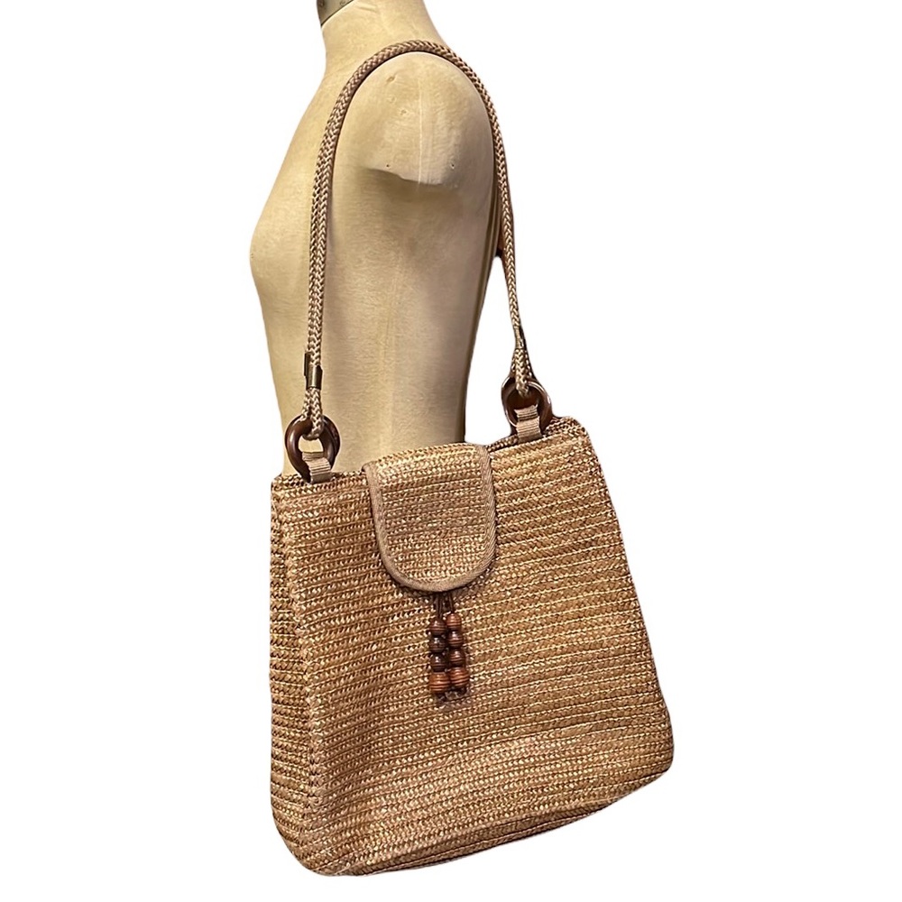 FINAL DAYS-STORE CLOSING Wheat Straw Purse Tote Shoulder Bag Satchel